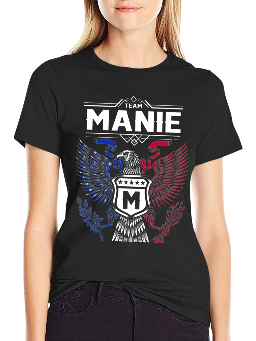 Team Manie Patriotic Eagle T-Shirt