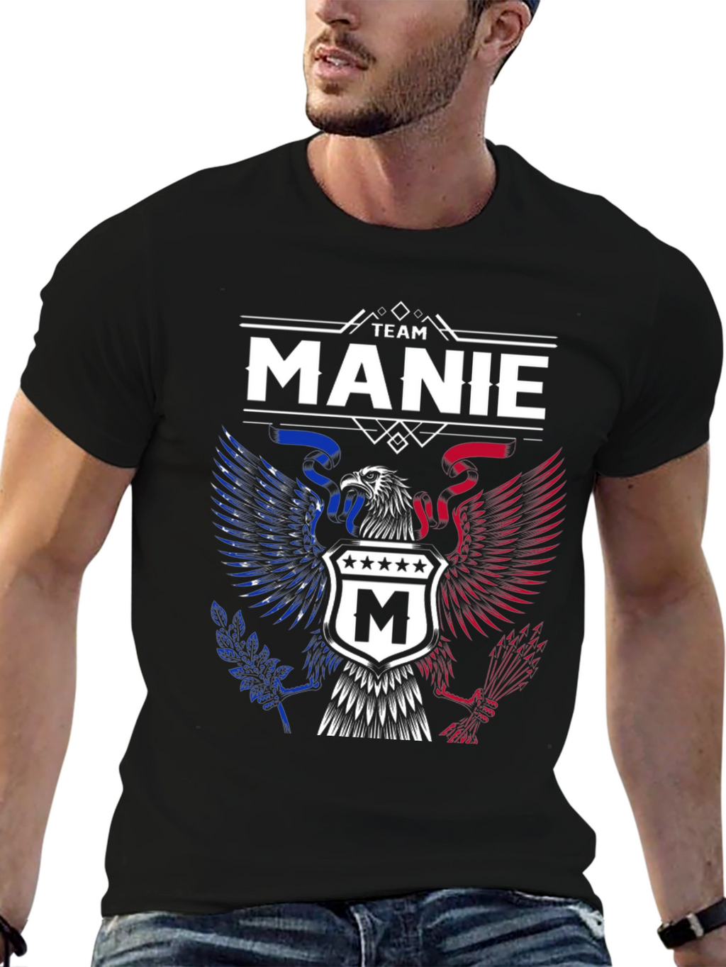 Team Manie Patriotic Eagle T-Shirt
