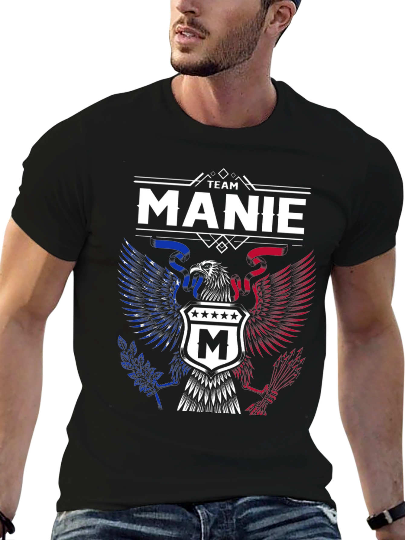 Team Manie Patriotic Eagle T-Shirt