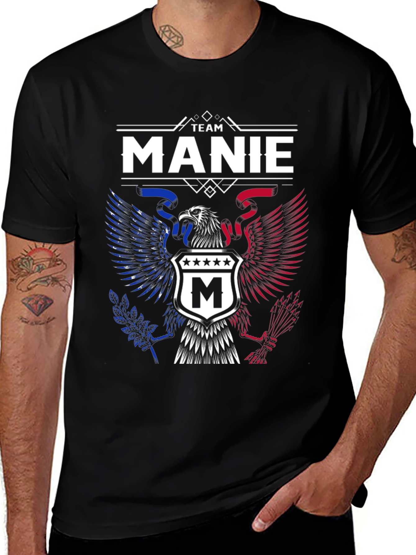Team Manie Patriotic Eagle T-Shirt