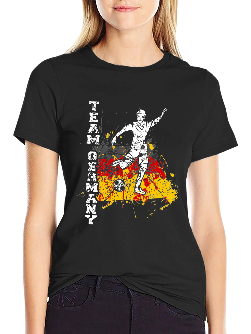 Team Germany Soccer T-Shirt - Black