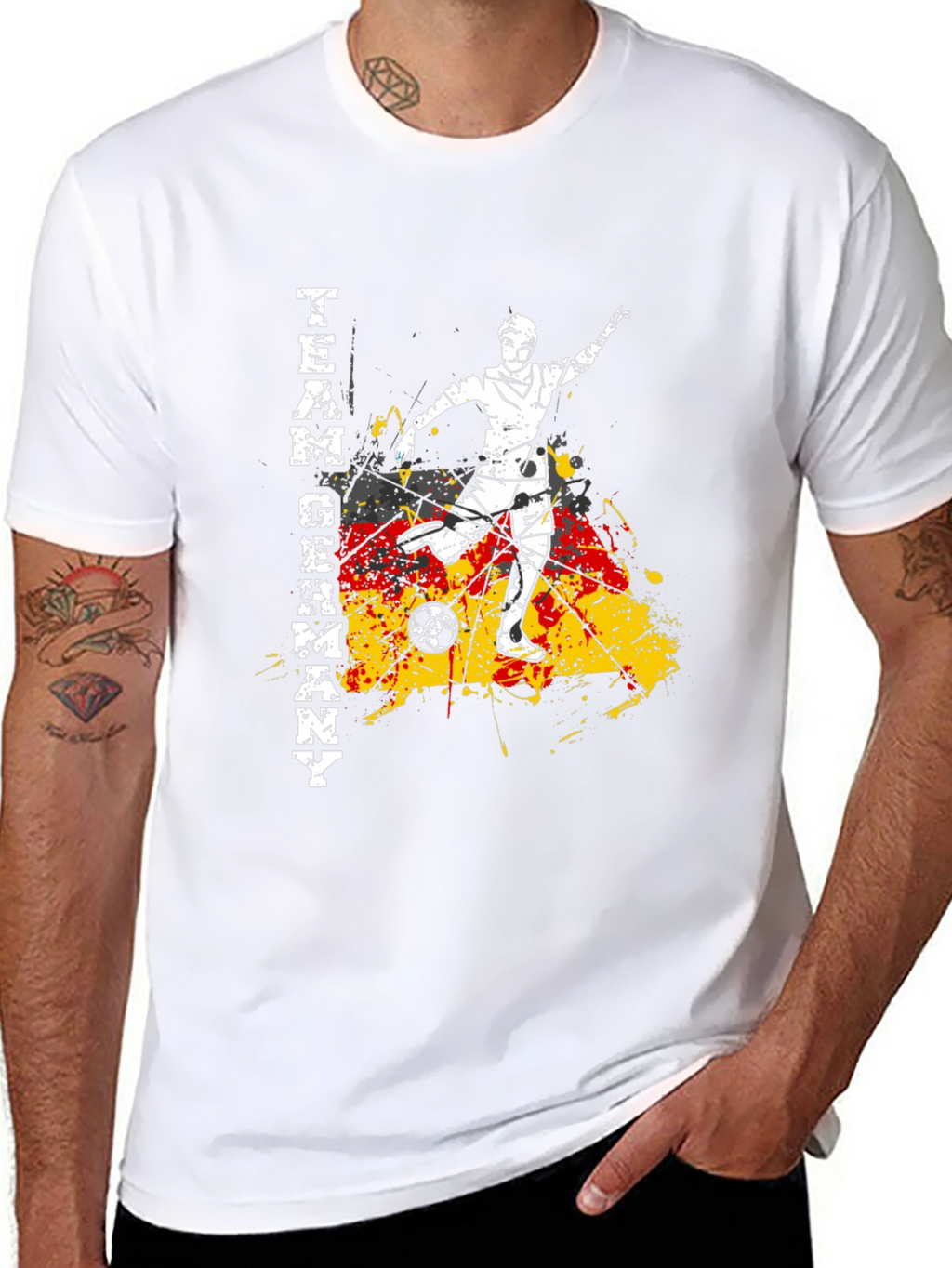 Team Germany Soccer T-Shirt - Black