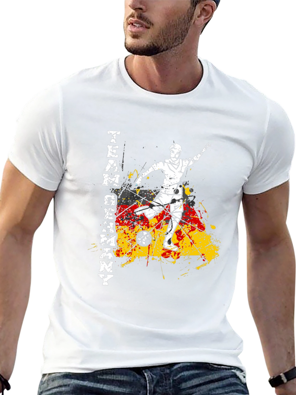 Team Germany Soccer T-Shirt - Black
