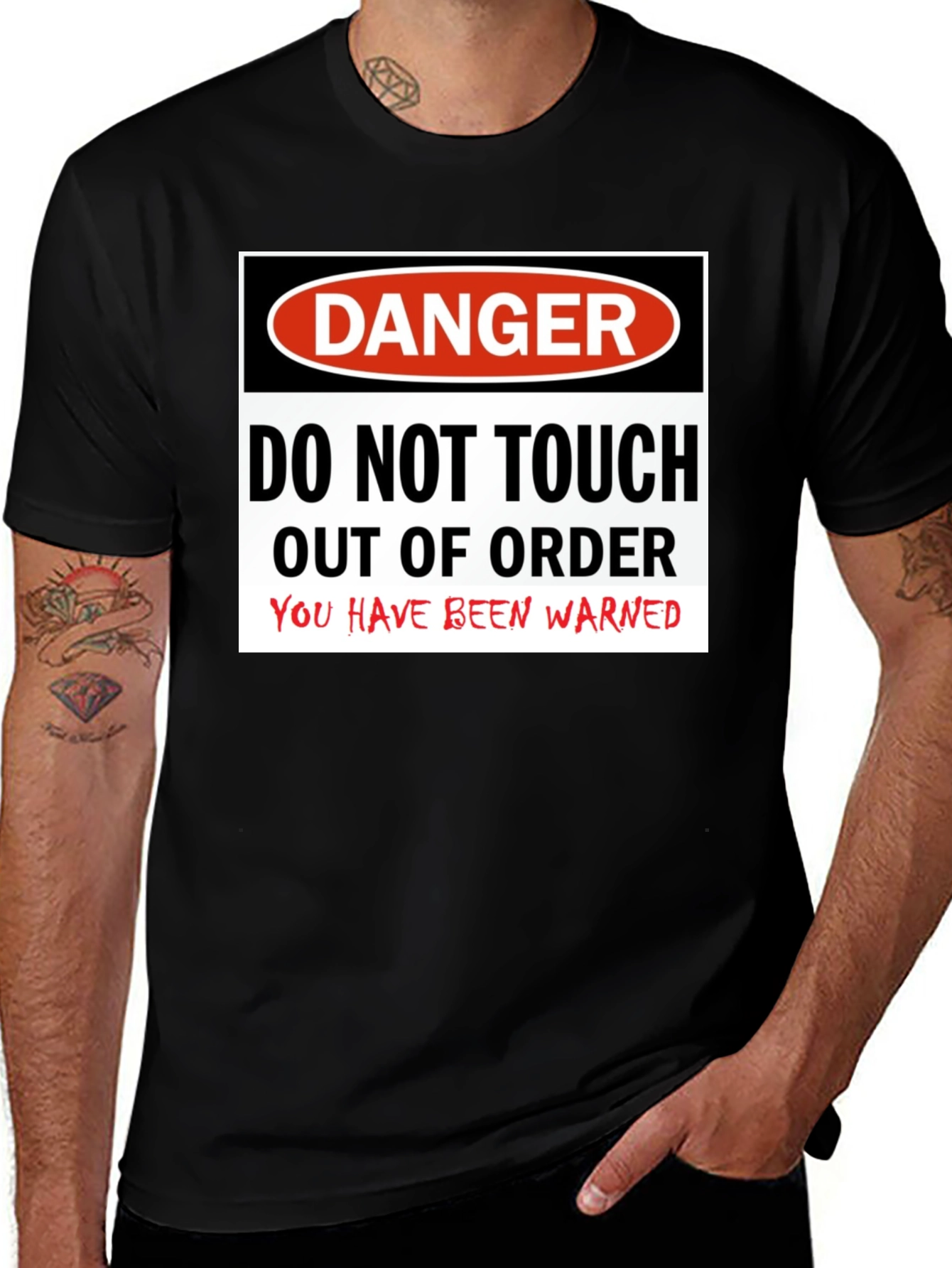 Danger Do Not Touch Out of Order T-Shirt