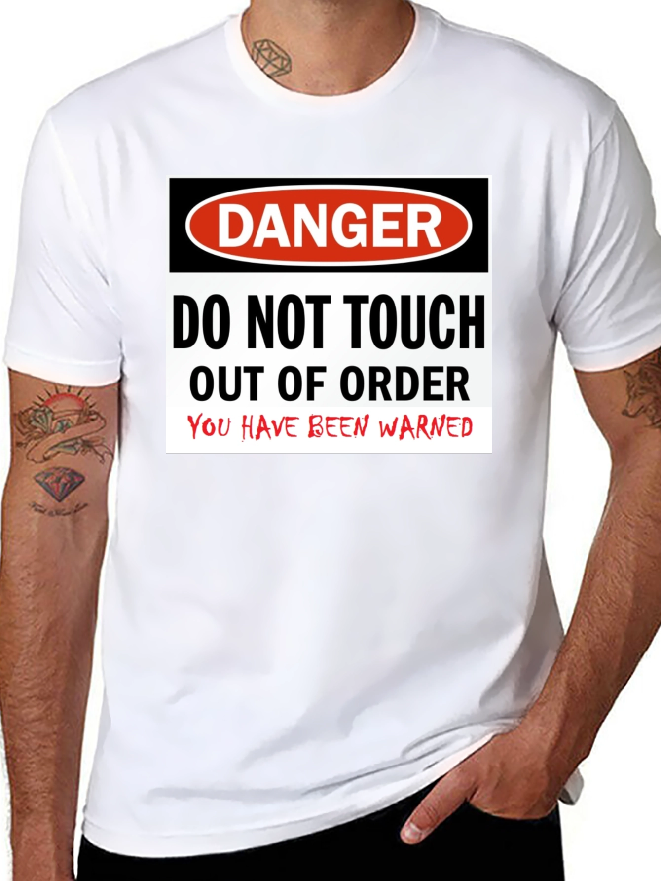 Danger Do Not Touch Out of Order T-Shirt