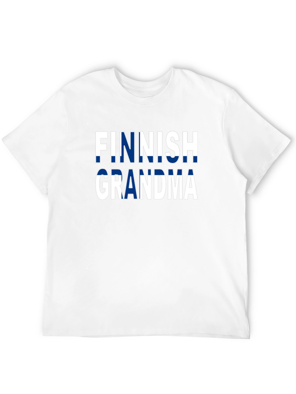 Finnish Grandma T-Shirt - Finland Flag