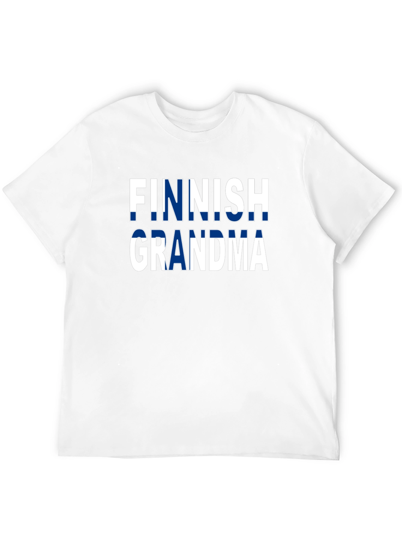 Finnish Grandma T-Shirt - Finland Flag
