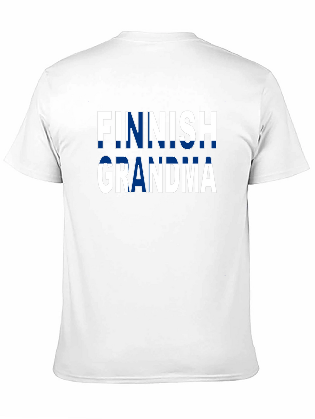 Finnish Grandma T-Shirt - Finland Flag
