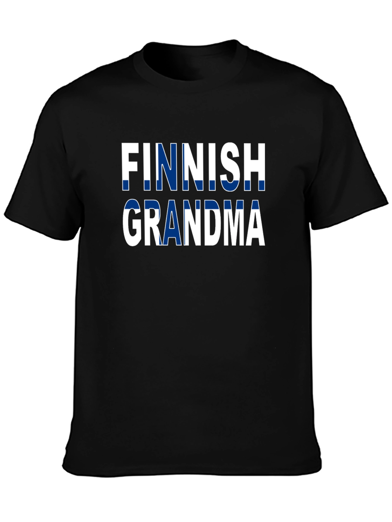 Finnish Grandma T-Shirt - Finland Flag