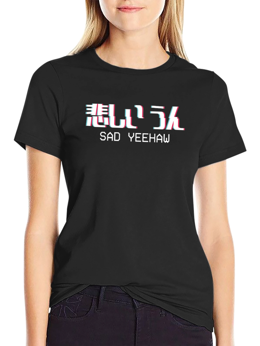 Sad Yeehaw T-Shirt - Trendy Graphic Tee