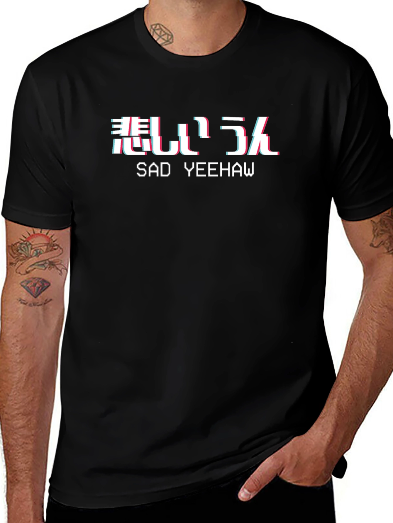 Sad Yeehaw T-Shirt - Trendy Graphic Tee