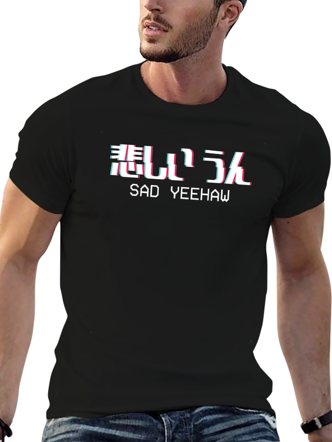 Sad Yeehaw T-Shirt - Trendy Graphic Tee