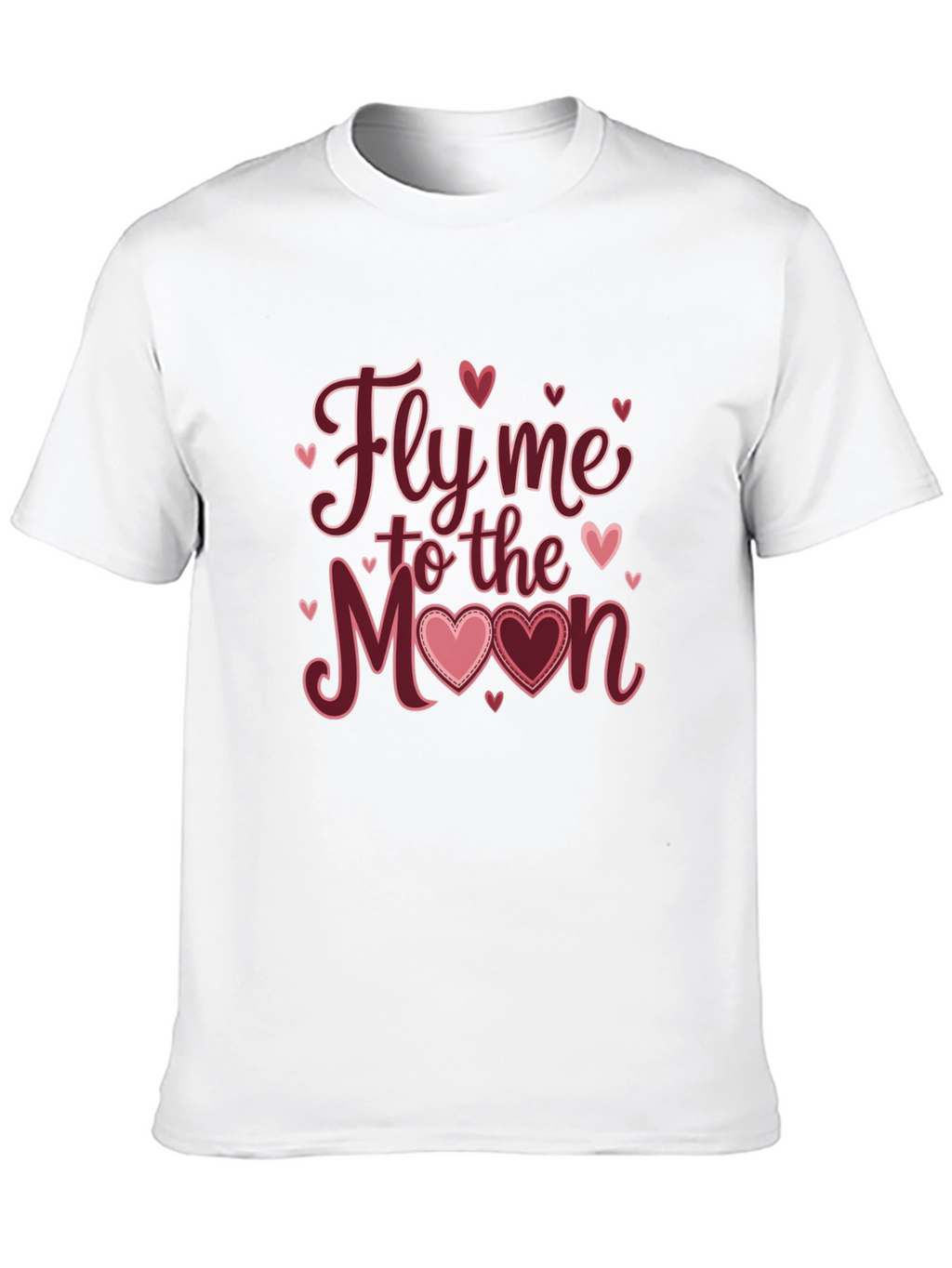 Fly Me to the Moon Valentines Graphic Tee
