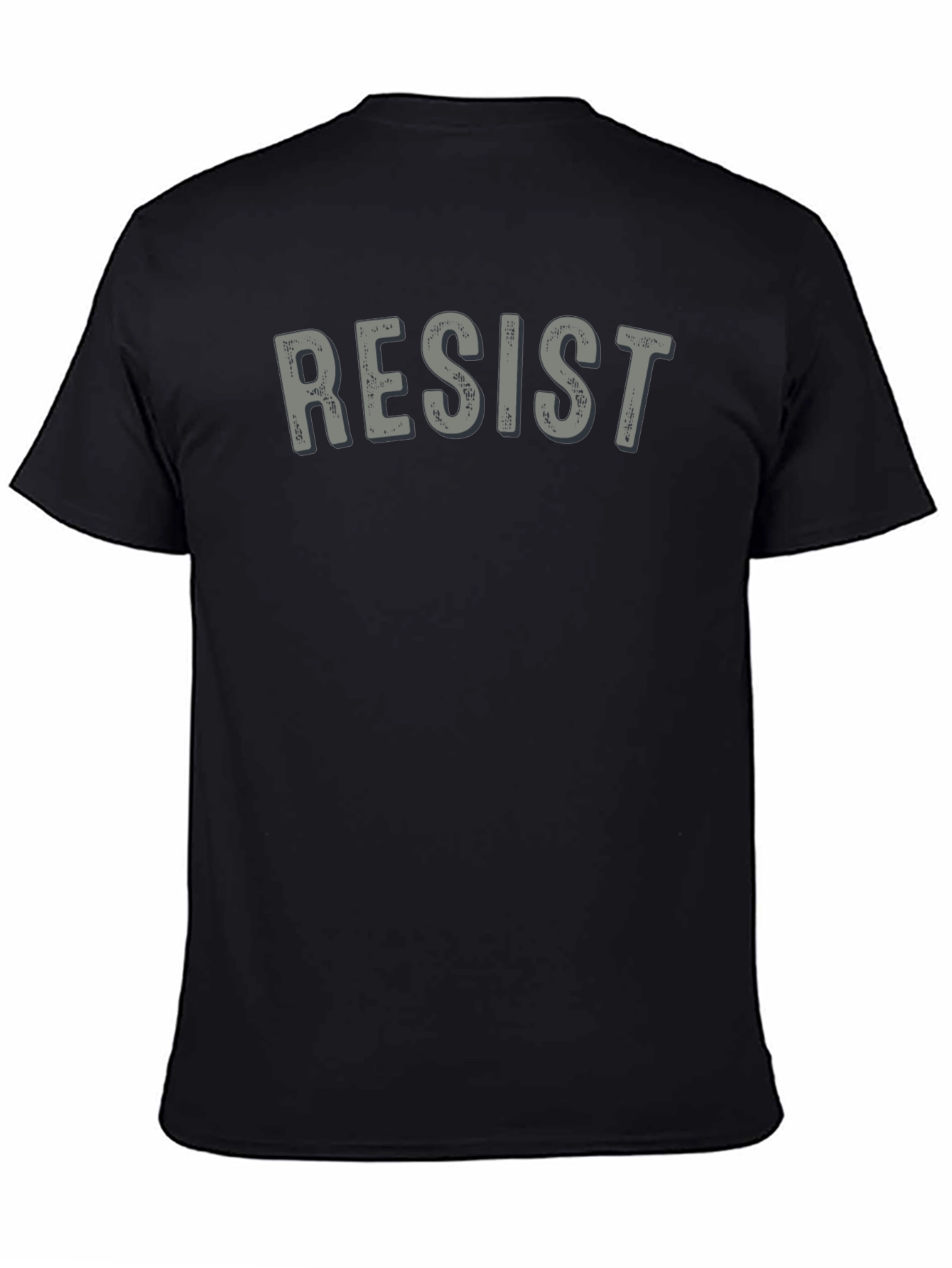 Resist Graphic Tee - Mens Black T-Shirt
