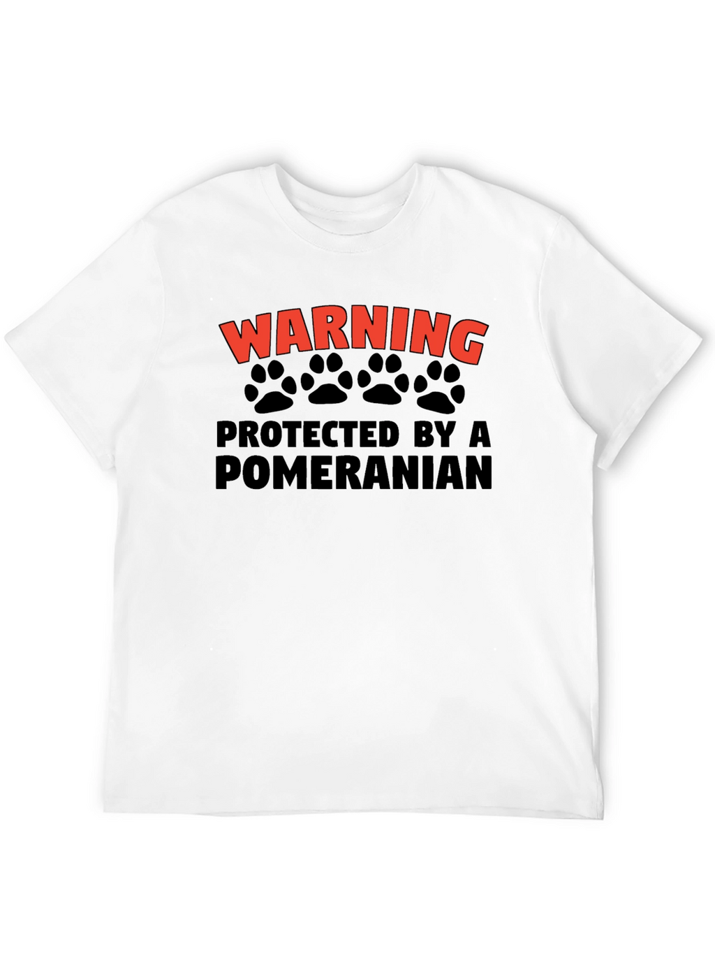 Warning Pomeranian Protected T-Shirt