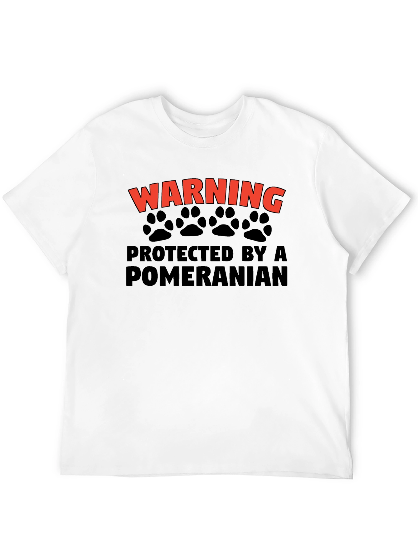 Warning Pomeranian Protected T-Shirt