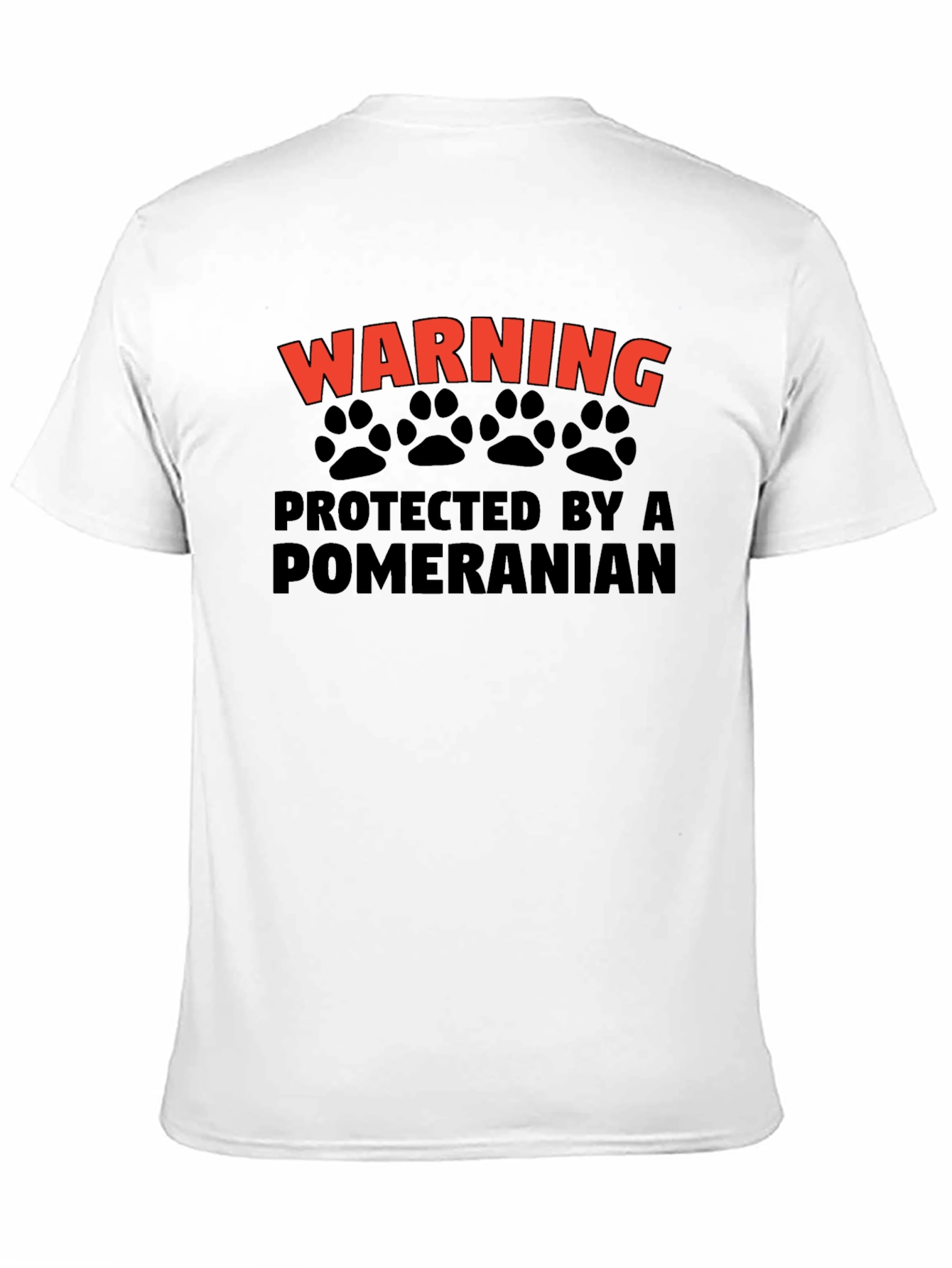 Warning Pomeranian Protected T-Shirt