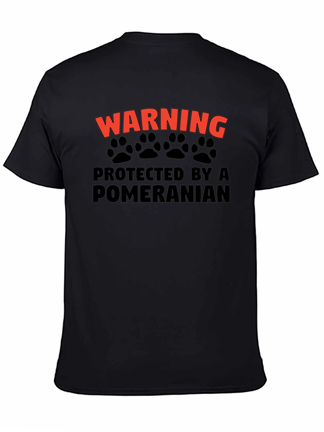 Warning Pomeranian Protected T-Shirt