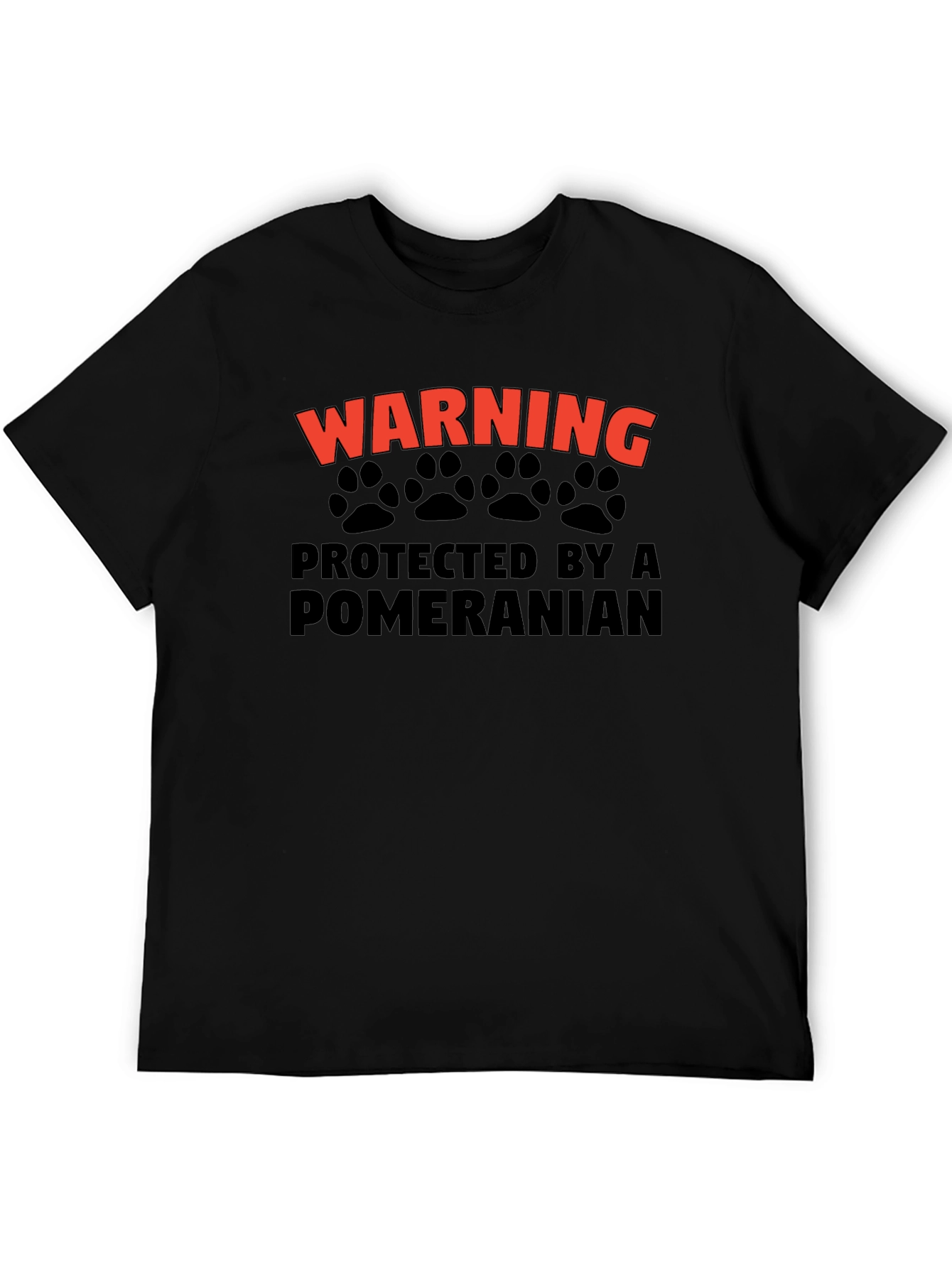 Warning Pomeranian Protected T-Shirt