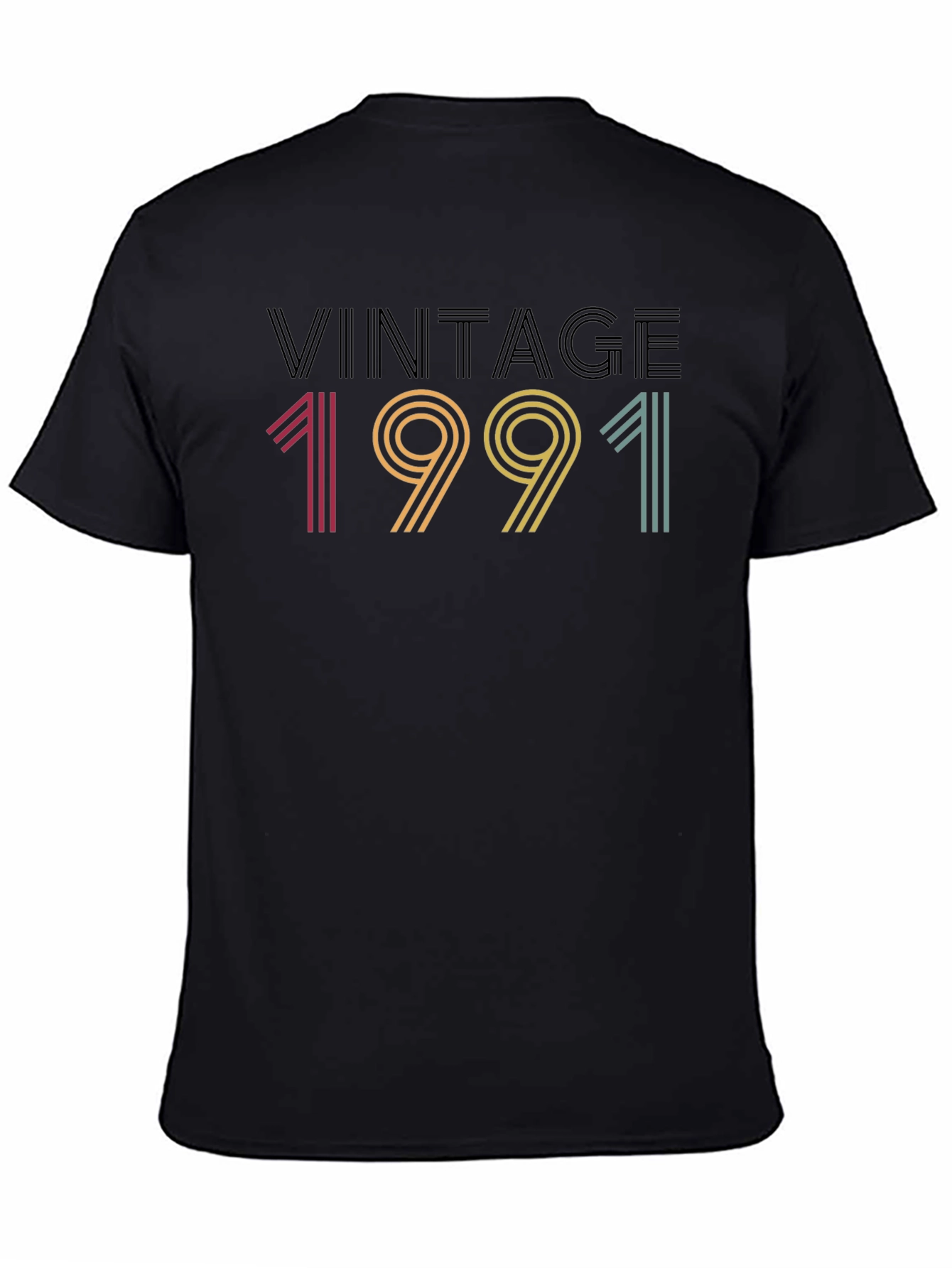 Vintage 1991 Graphic T-Shirt - Retro Birthday Tee