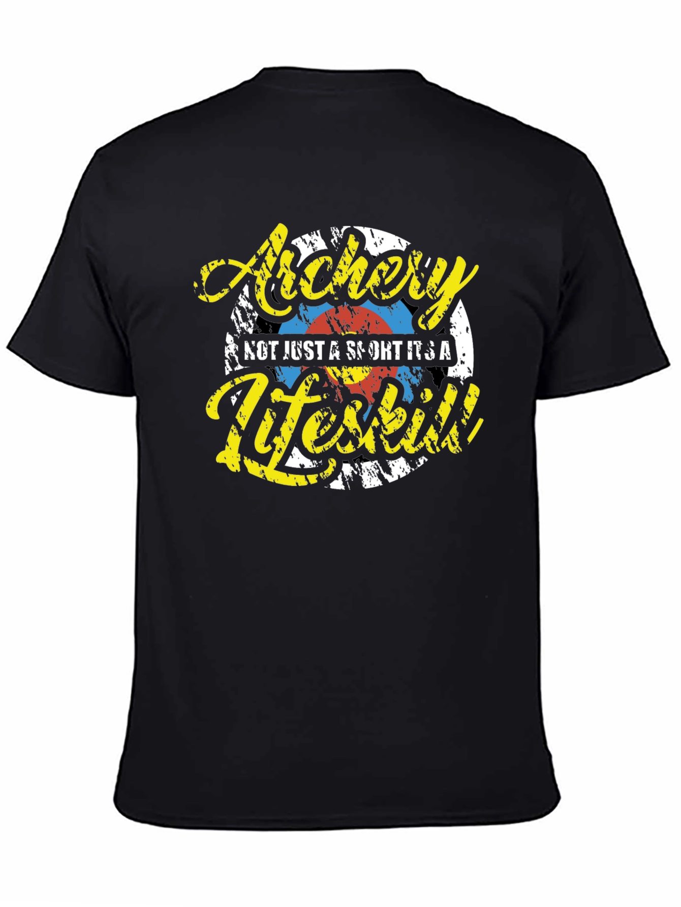 Archery Lifeskill Graphic T-Shirt - Black