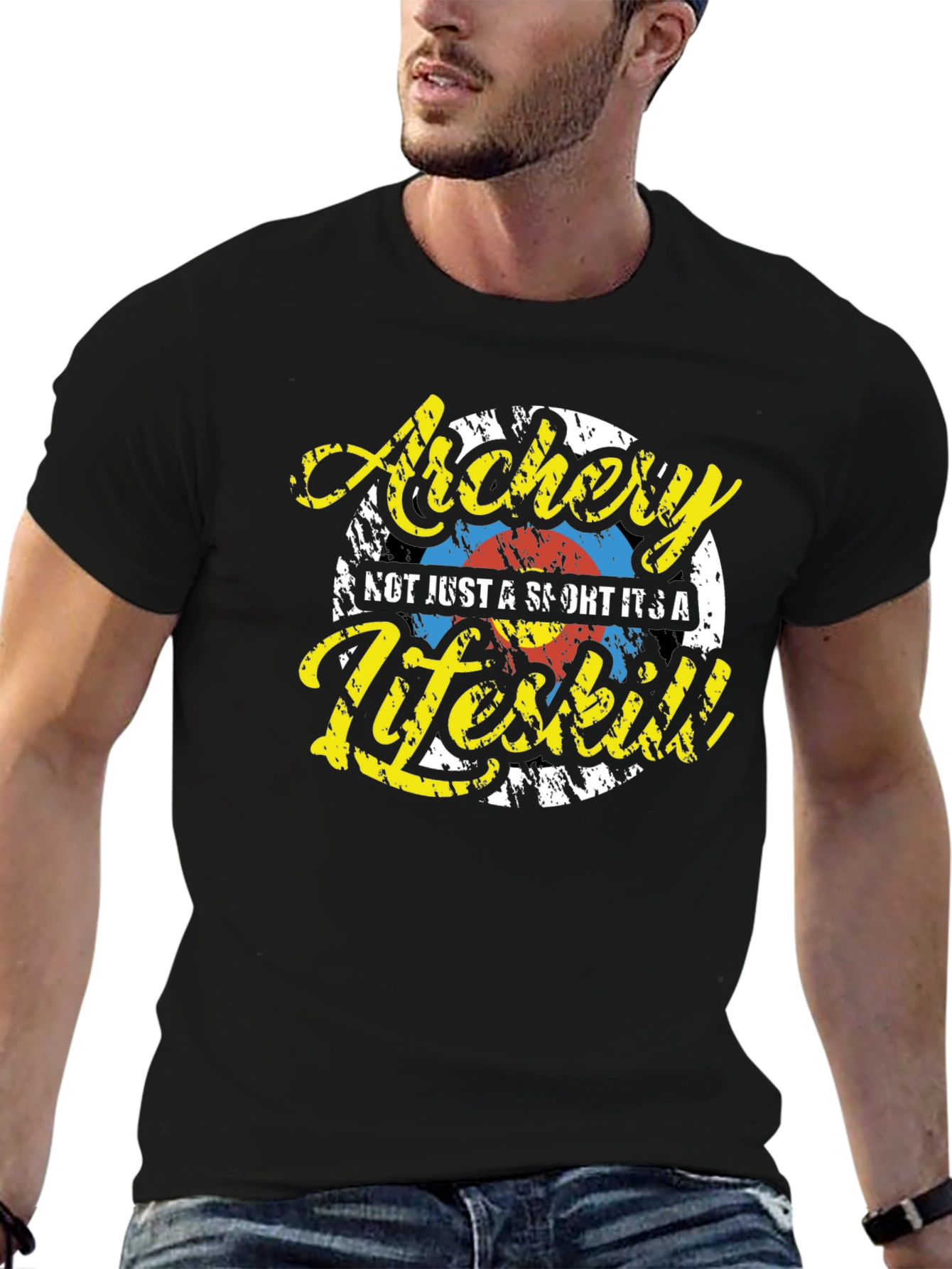 Archery Lifeskill Graphic T-Shirt - Black