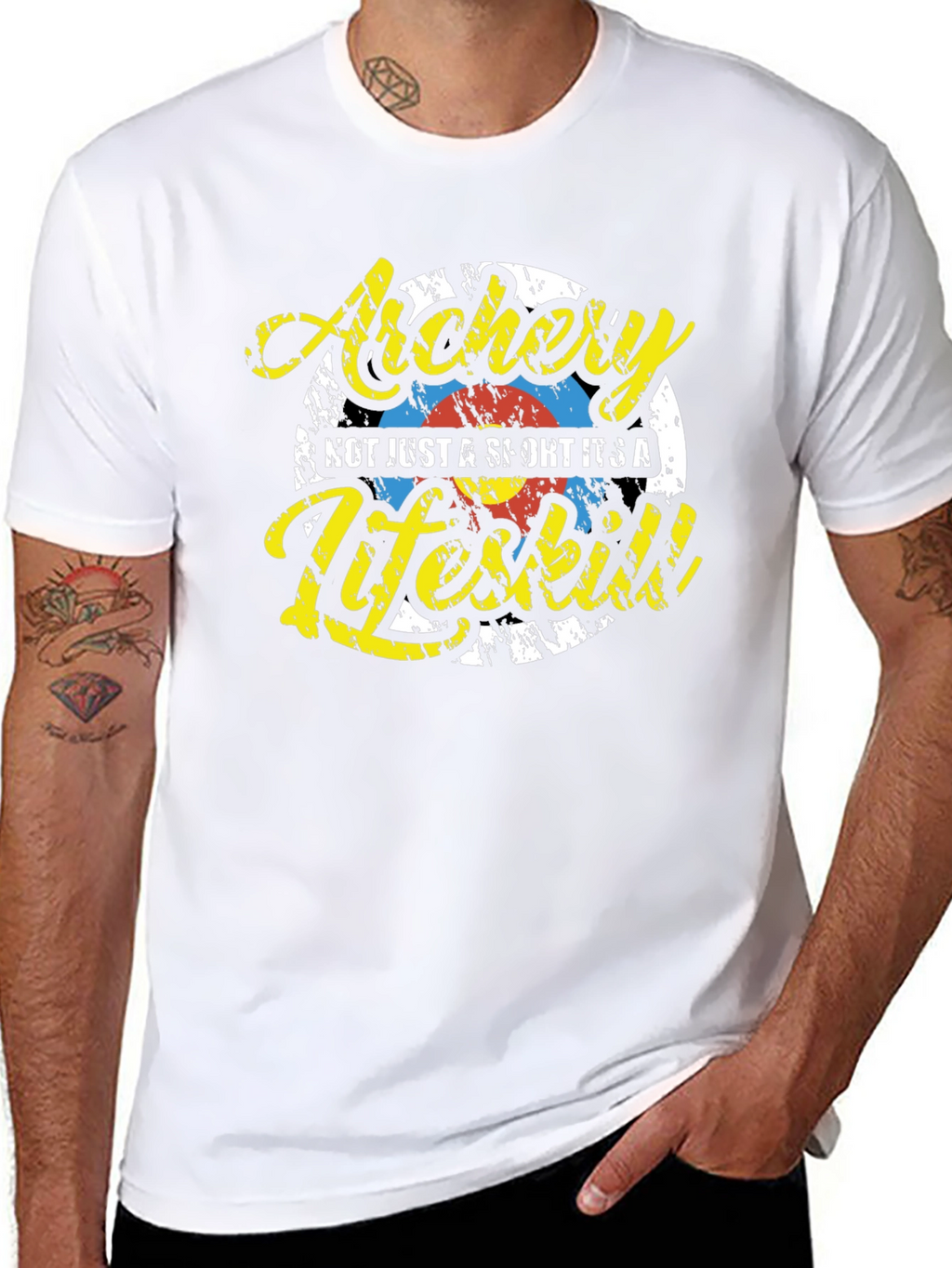 Archery Lifeskill Graphic T-Shirt - Black