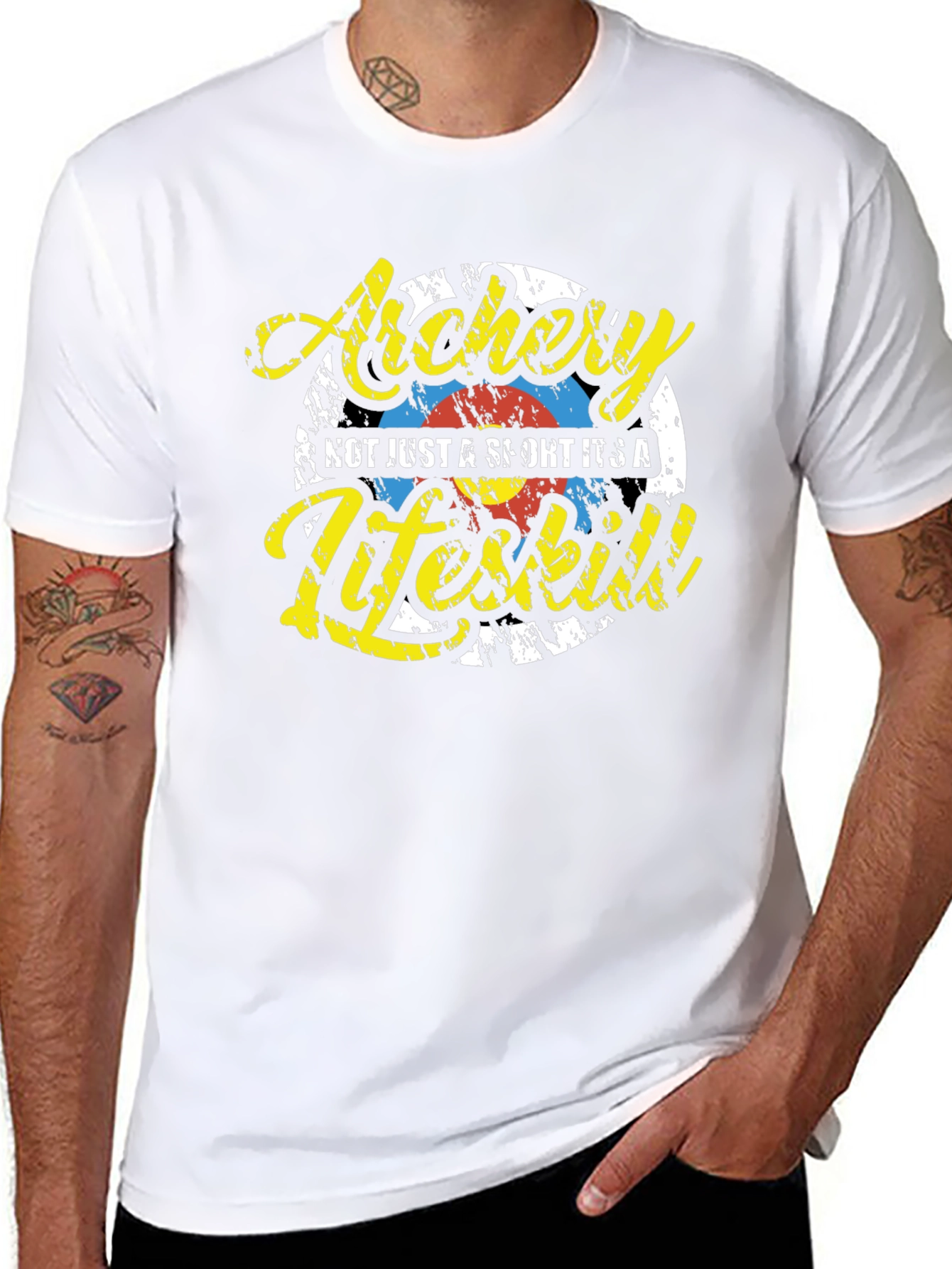 Archery Lifeskill Graphic T-Shirt - Black