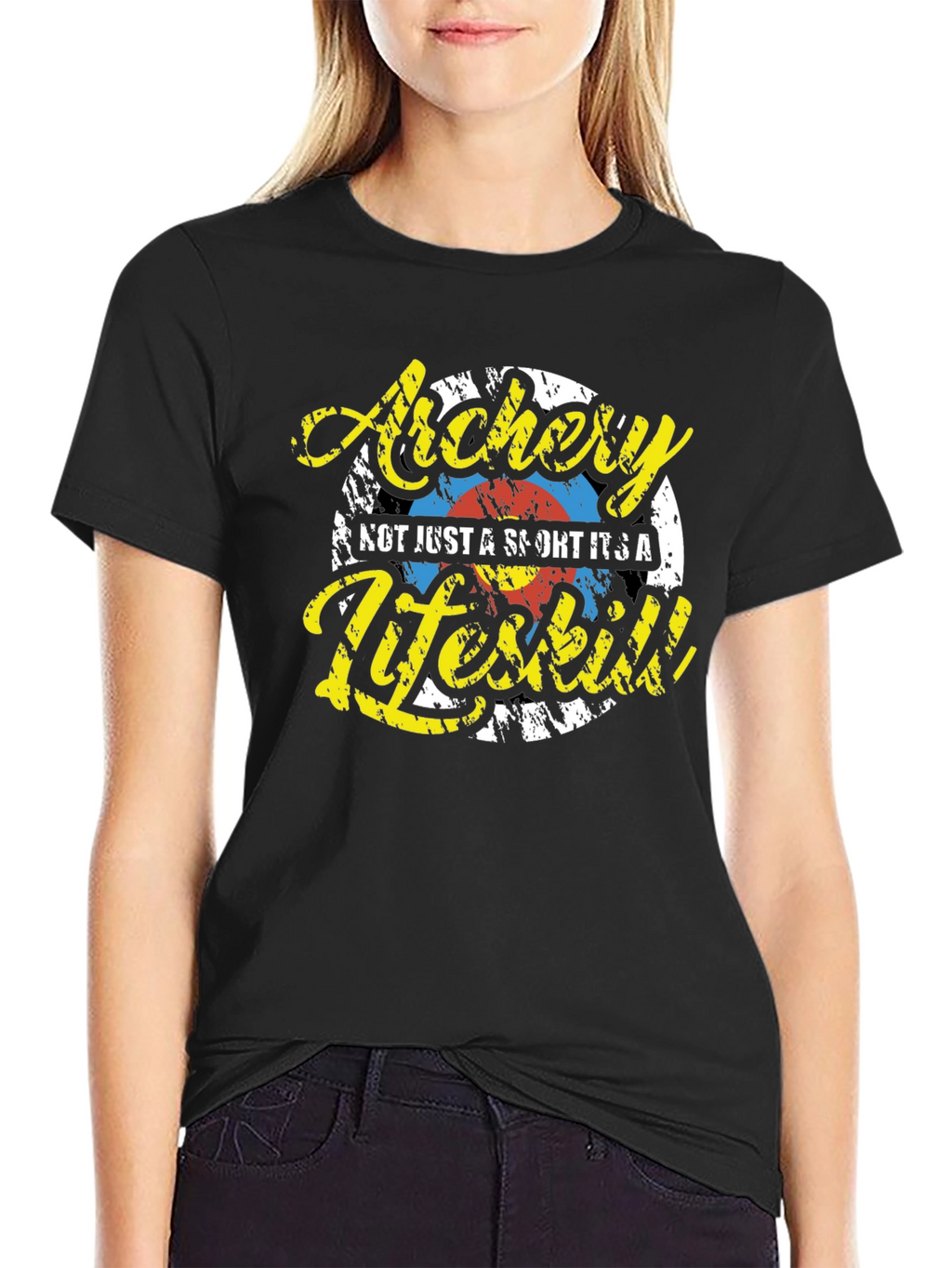 Archery Lifeskill Graphic T-Shirt - Black