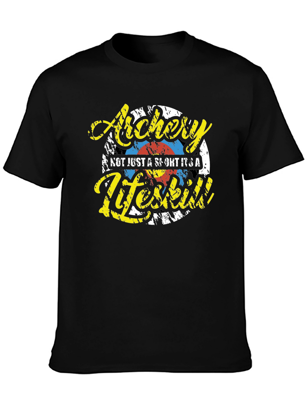 Archery Lifeskill Graphic T-Shirt - Black