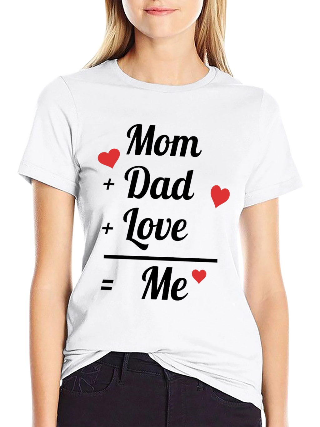 Mom + Dad = Me Graphic Tee