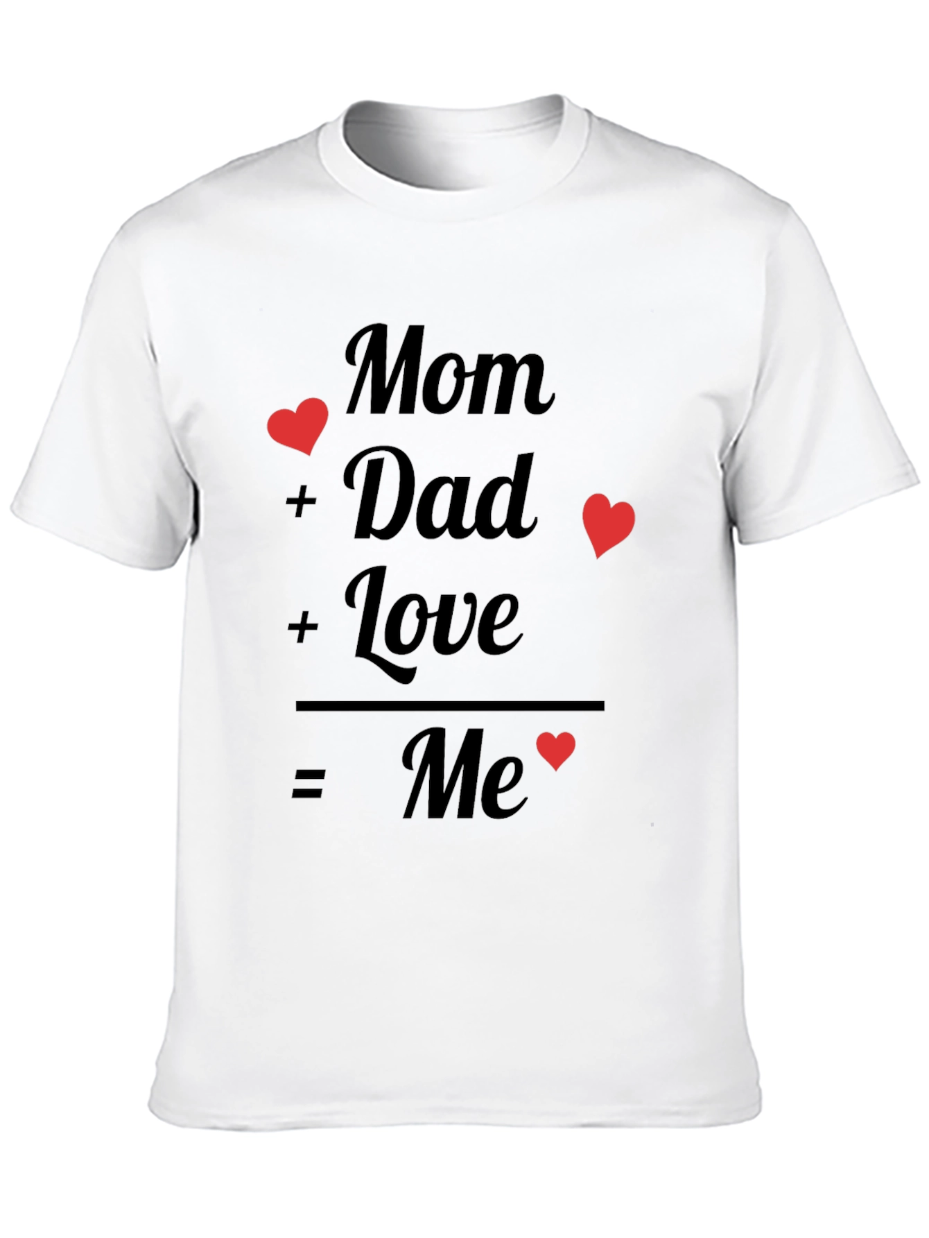 Mom + Dad = Me Graphic Tee
