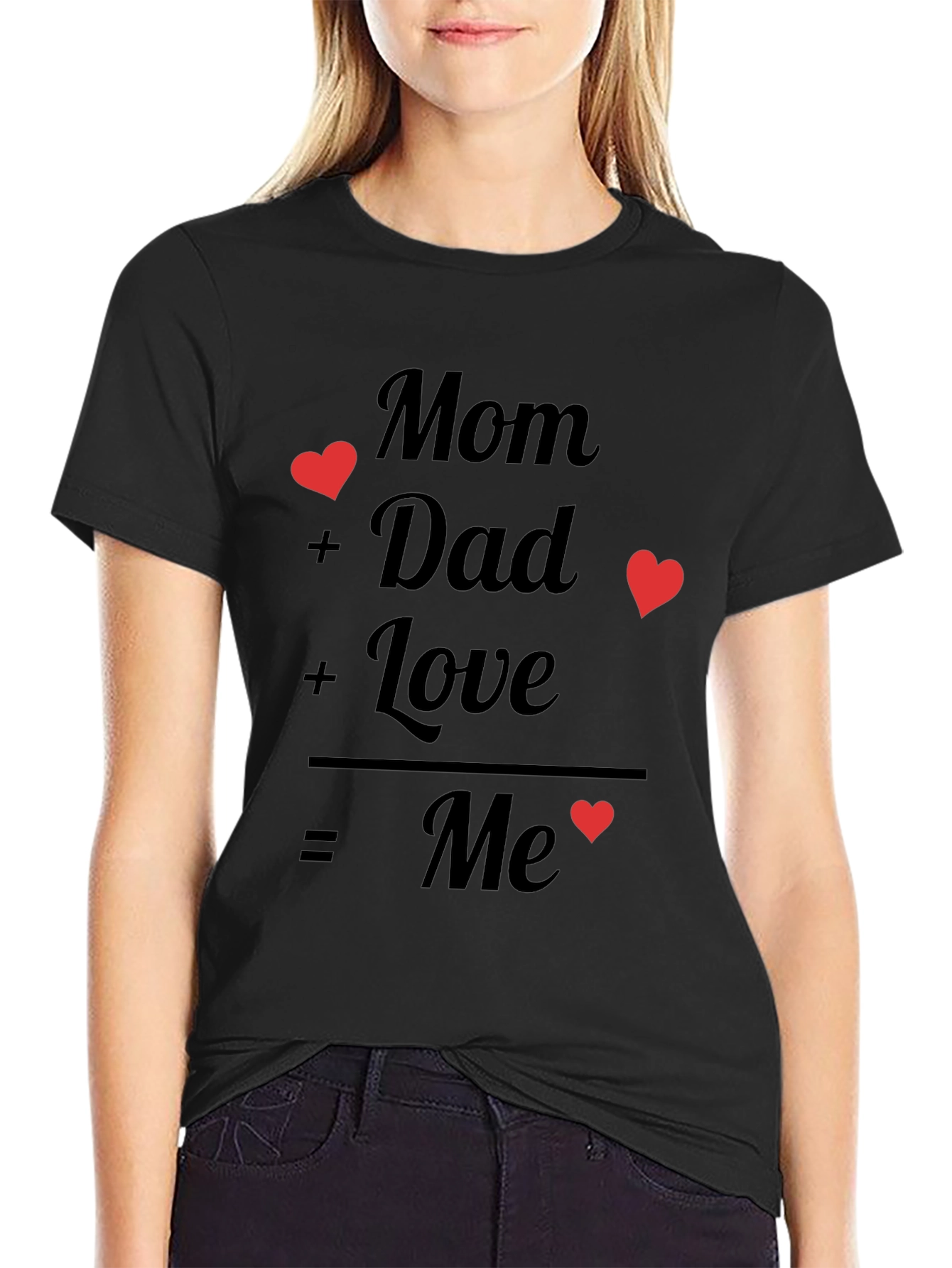 Mom + Dad = Me Graphic Tee