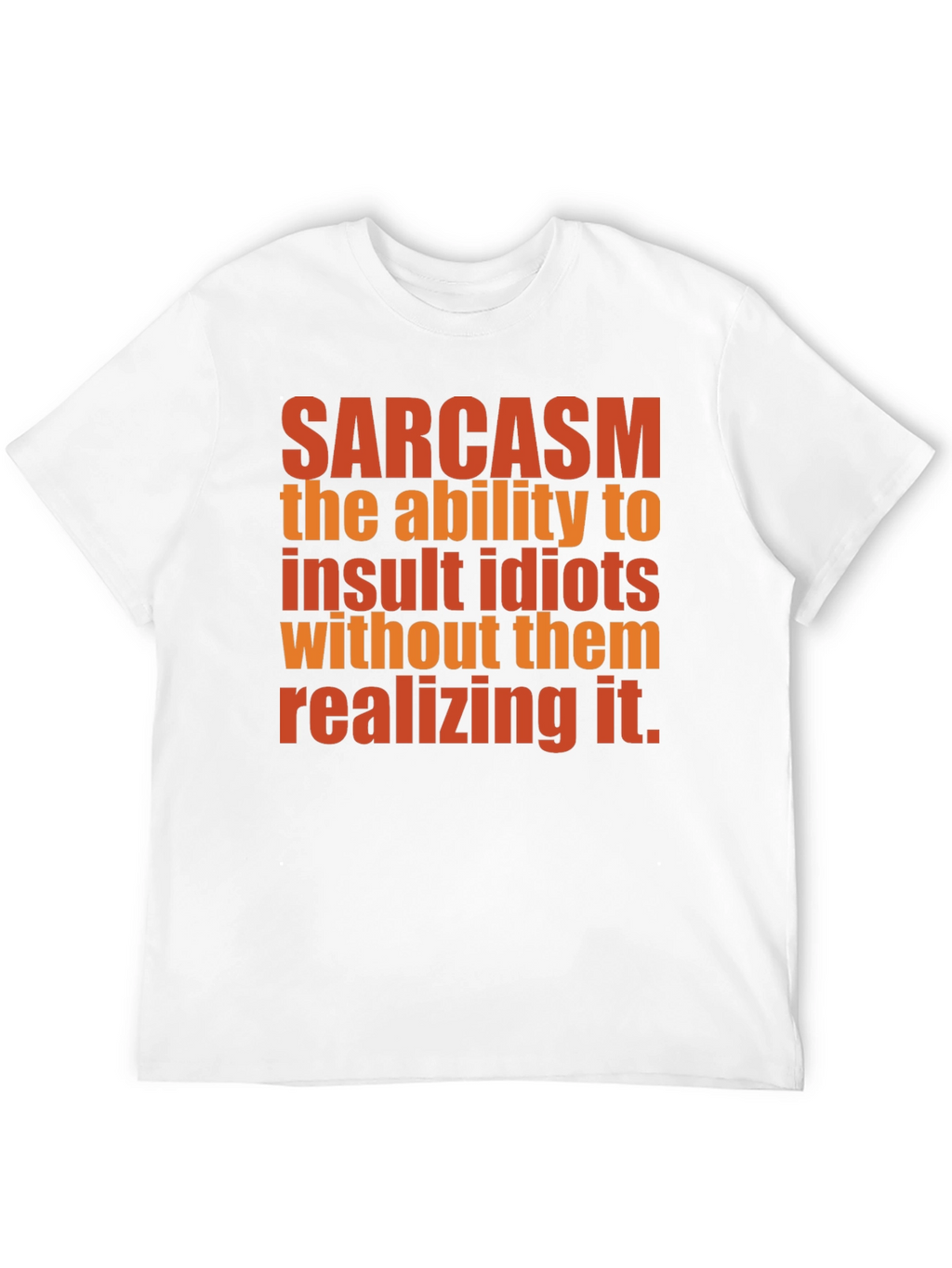 Sarcasm Definition Graphic Tee - Black Cotton T-Shirt