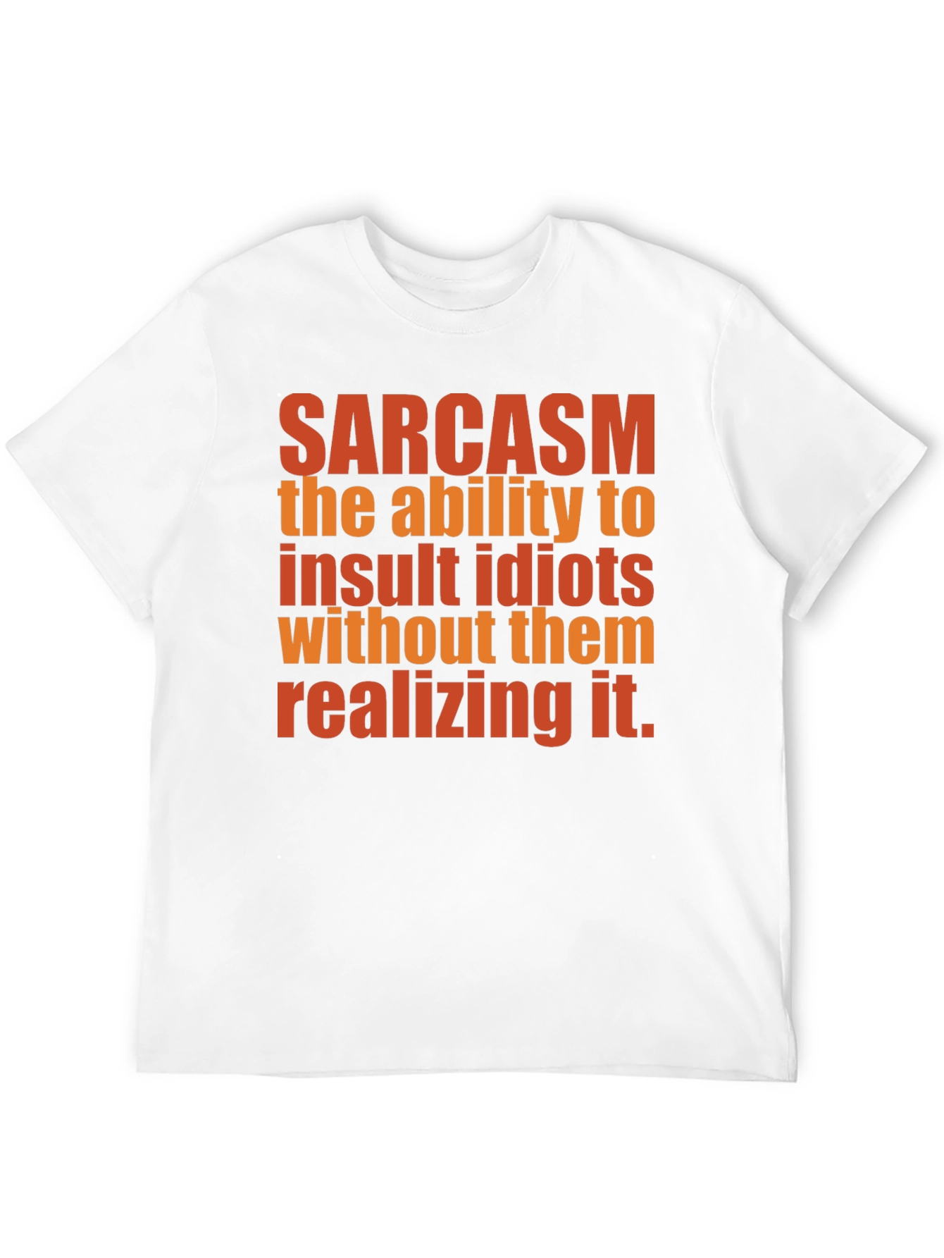 Sarcasm Definition Graphic Tee - Black Cotton T-Shirt