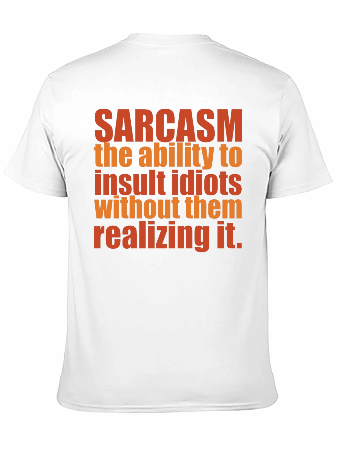 Sarcasm Definition Graphic Tee - Black Cotton T-Shirt