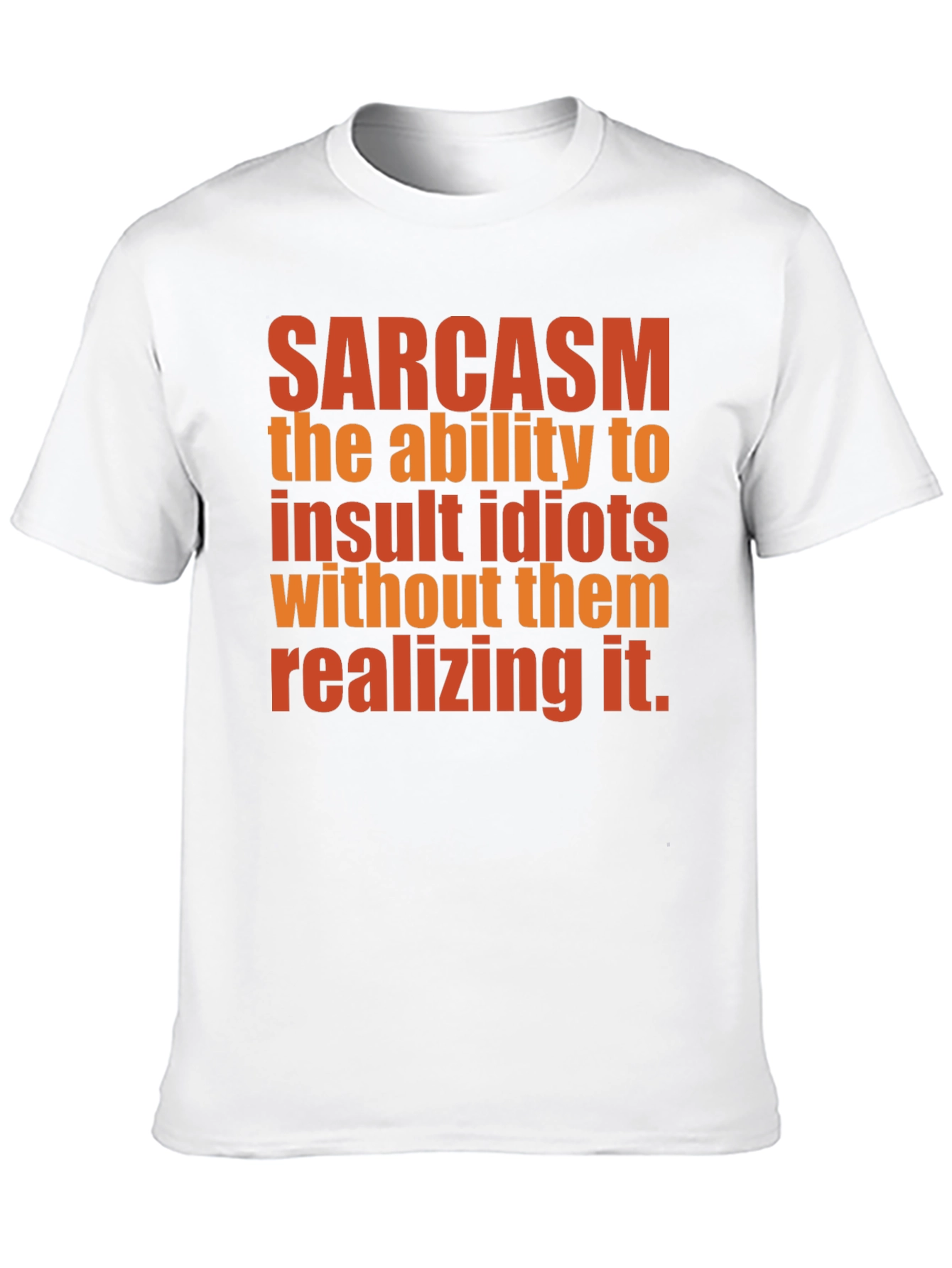 Sarcasm Definition Graphic Tee - Black Cotton T-Shirt