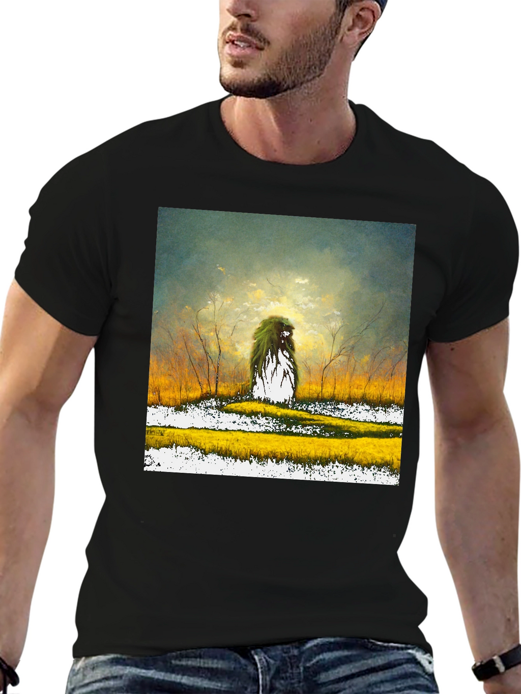 Natures Gate Black T-Shirt