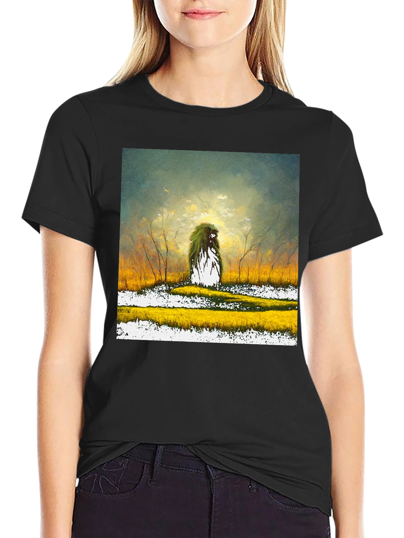 Natures Gate Black T-Shirt