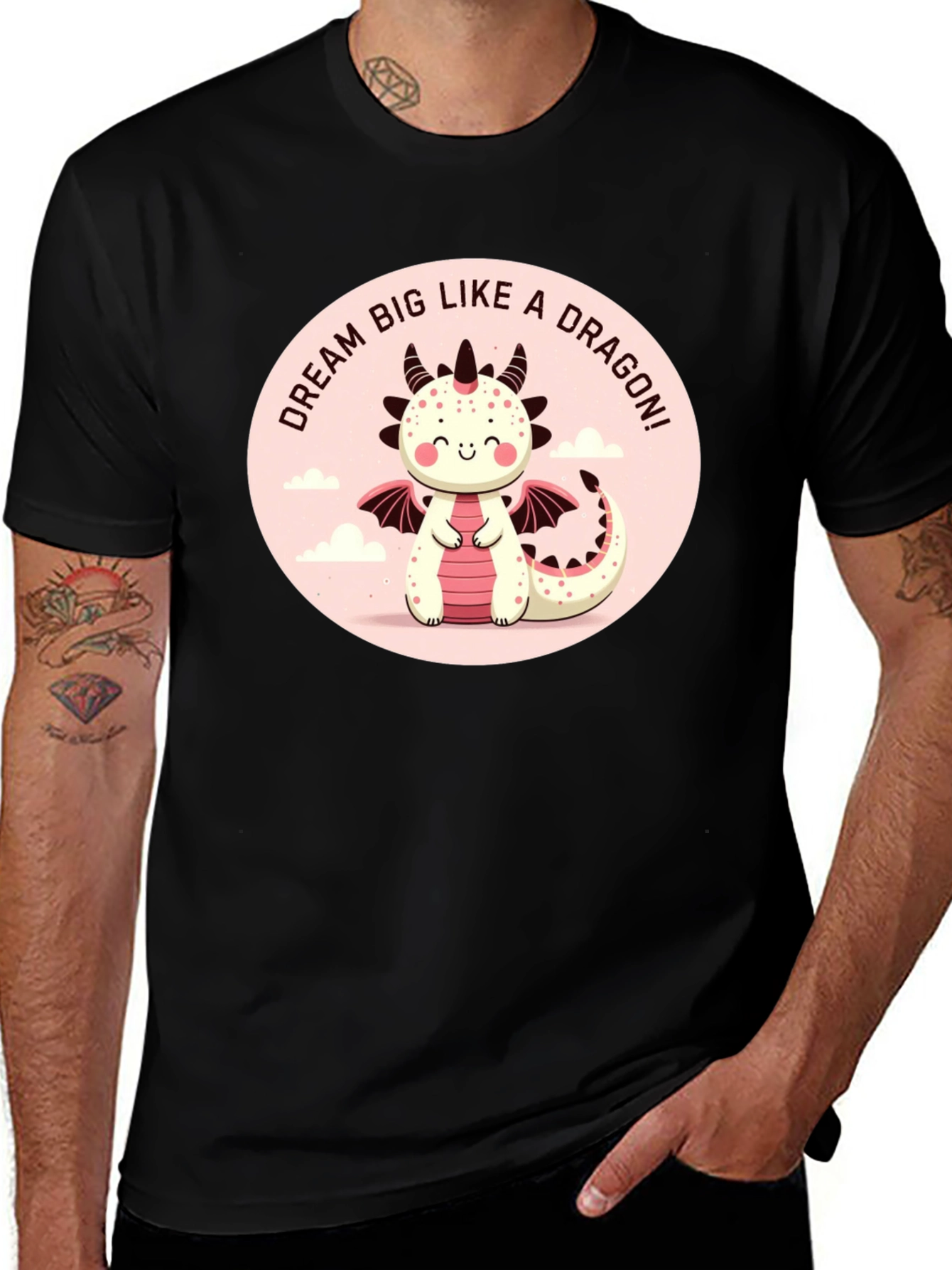 Dream Big Dragon Graphic Tee
