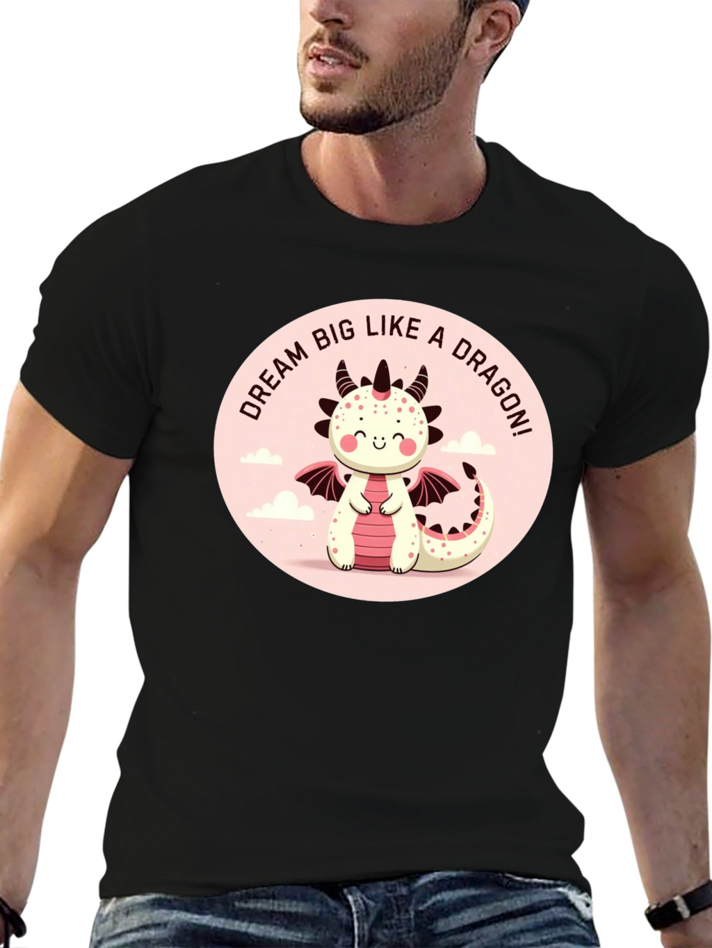 Dream Big Dragon Graphic Tee