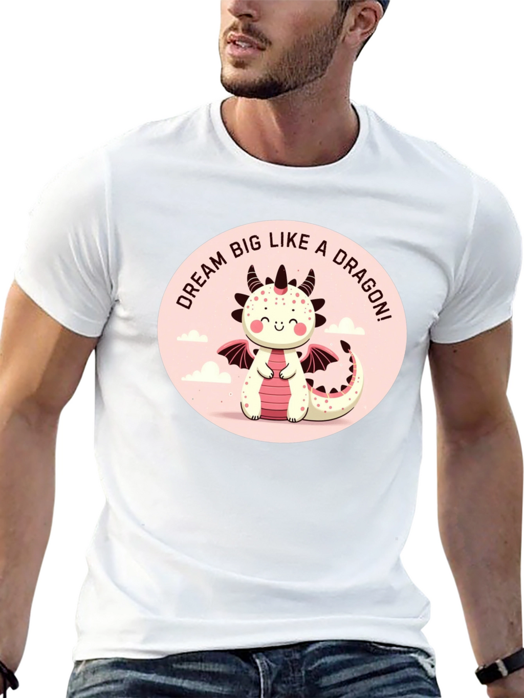 Dream Big Dragon Graphic Tee