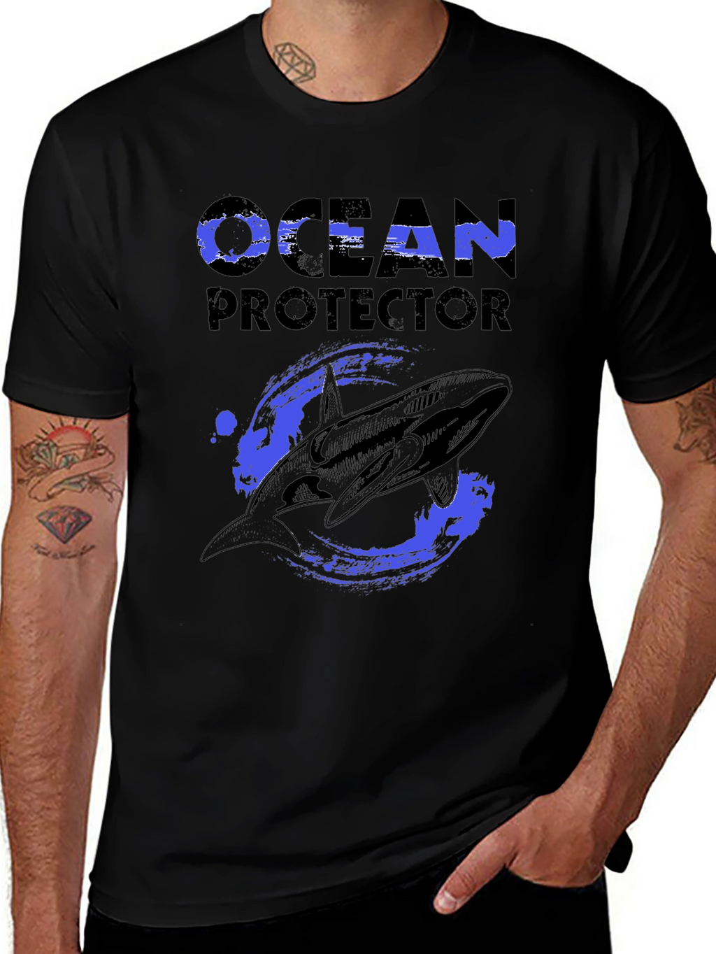 Ocean Protector Whale Graphic T-Shirt