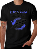 Ocean Protector Whale Graphic T-Shirt