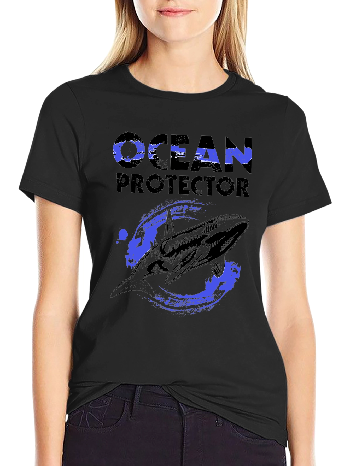 Ocean Protector Whale Graphic T-Shirt