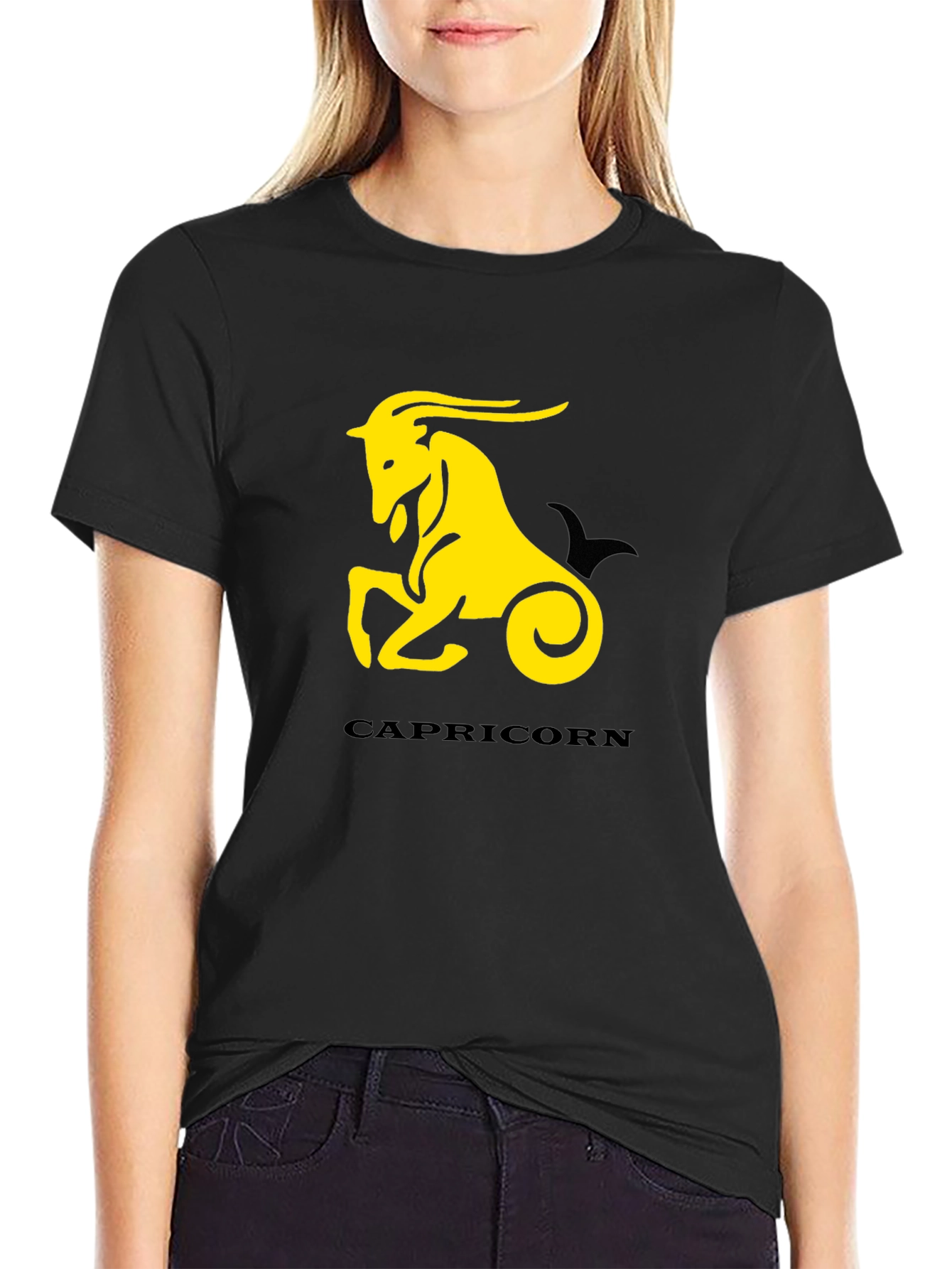 Capricorn Zodiac T-Shirt - Stylish Black Tee