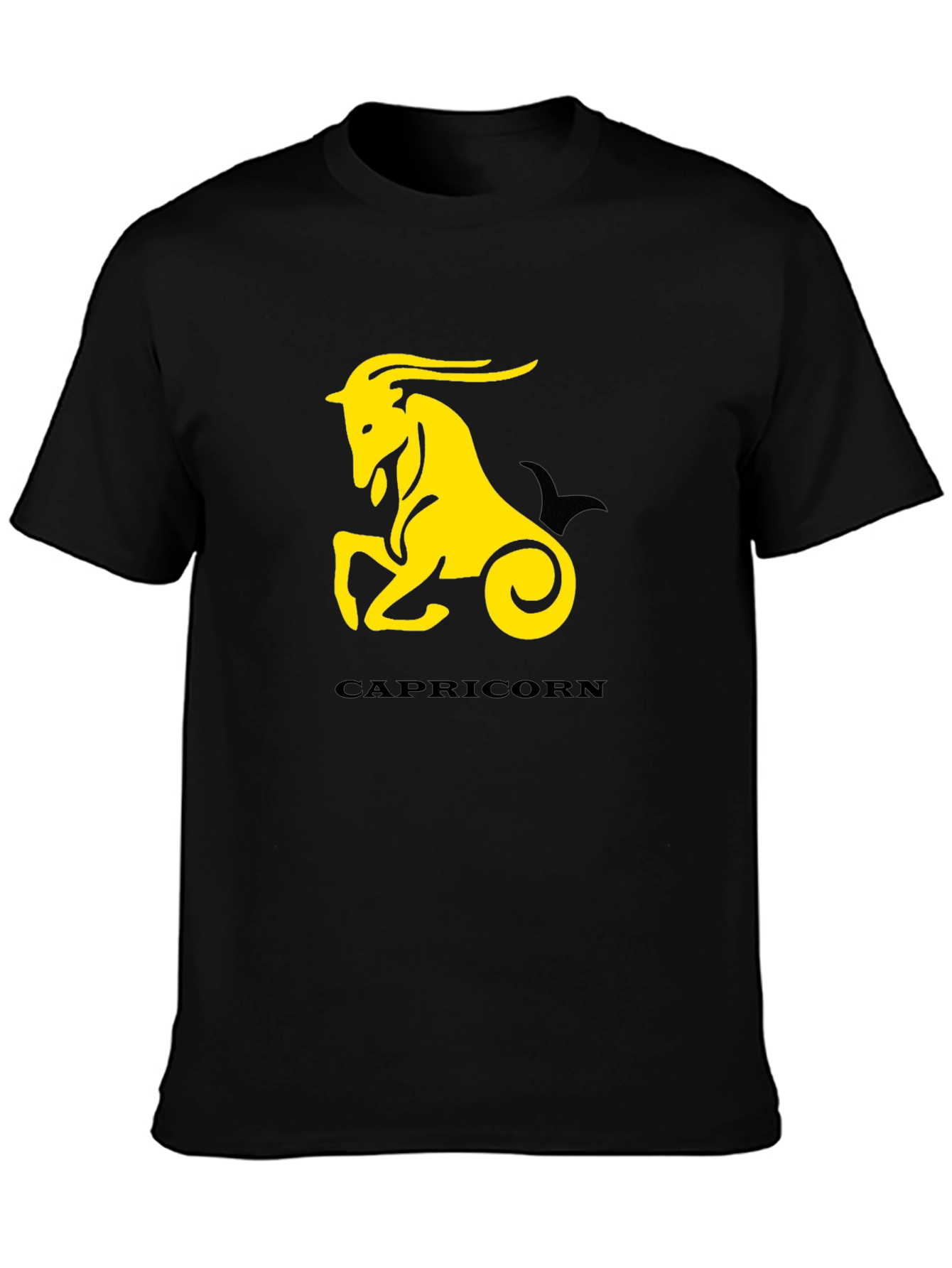 Capricorn Zodiac T-Shirt - Stylish Black Tee