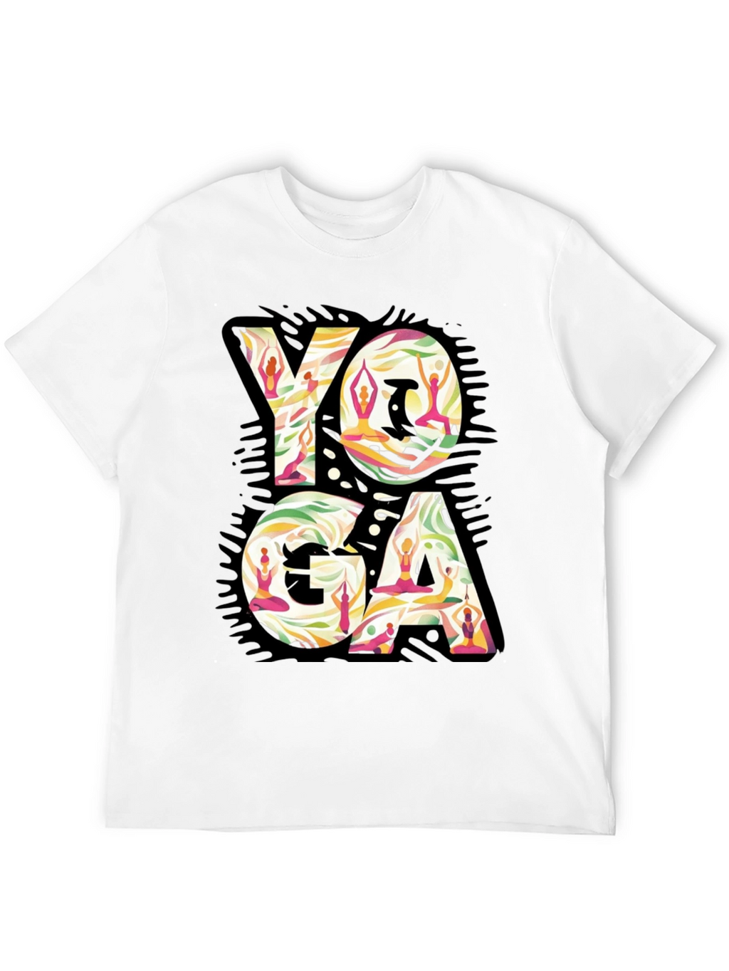 Yoga Pose Graphic Tee - Zen Style Shirt