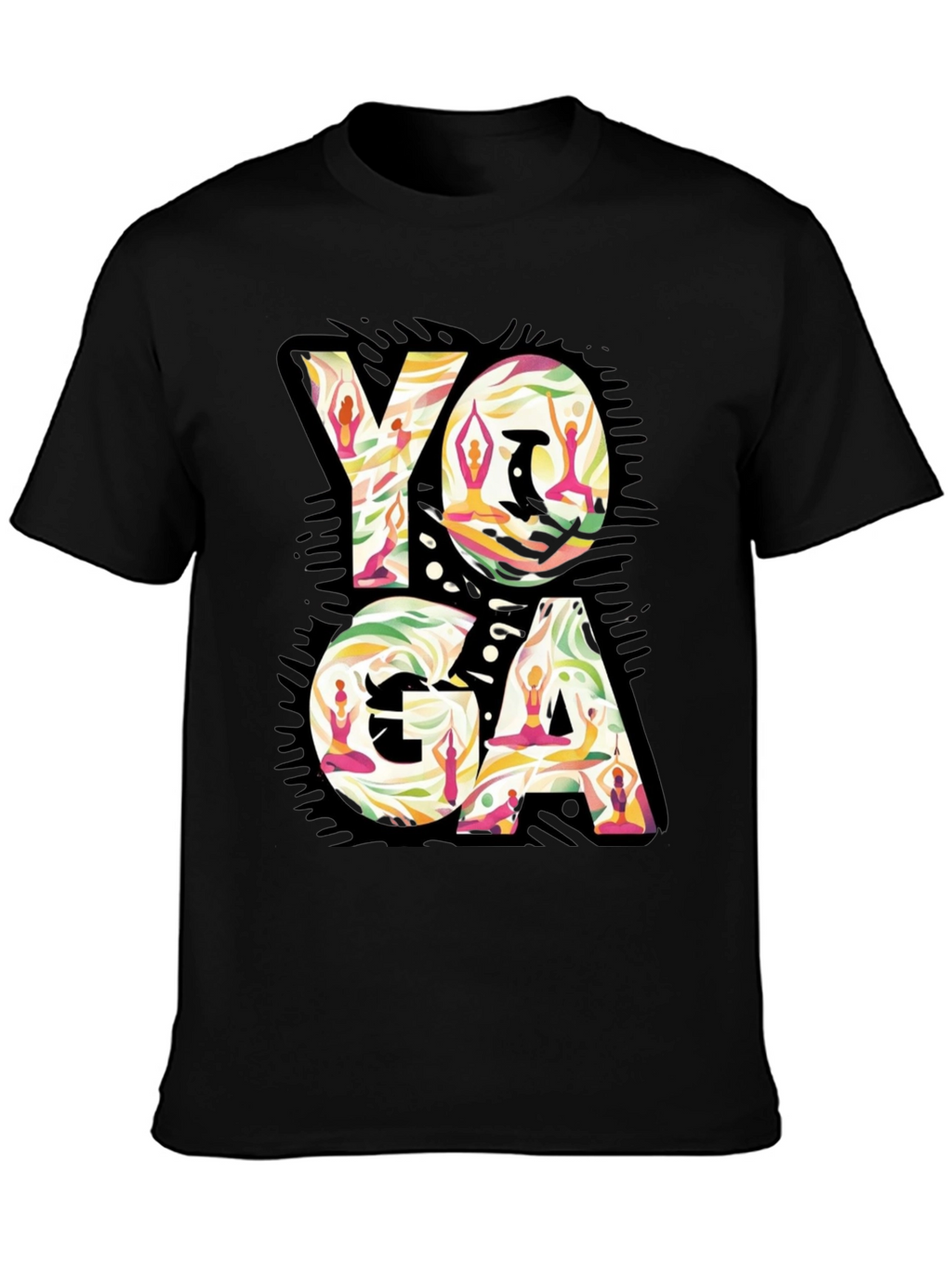 Yoga Pose Graphic Tee - Zen Style Shirt