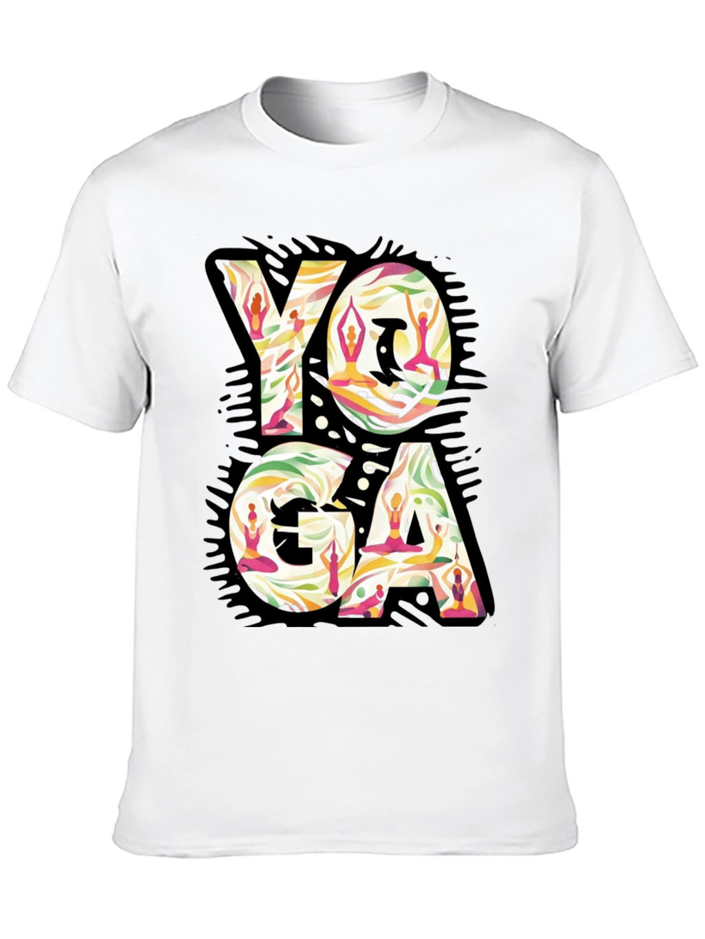 Yoga Pose Graphic Tee - Zen Style Shirt